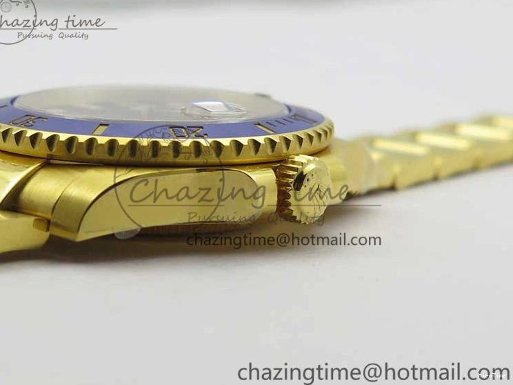 MiroTime 0522 TopPick Submariner 116610 LB ROF Best Edition YG Wrapped Blue Dial on YG Wrapped Bracelet A 2910